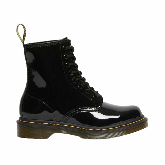 Dr. Martens Shoes - Dr. Martens 1460 Patent Leather Lace Up Boots